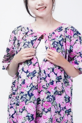 Rossy Daster Tidur Ibu Hamil Menyusui Motif Bunga Cantik - DS 508 Kode B